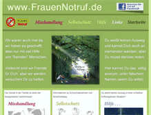 Tablet Screenshot of frauennotruf.de